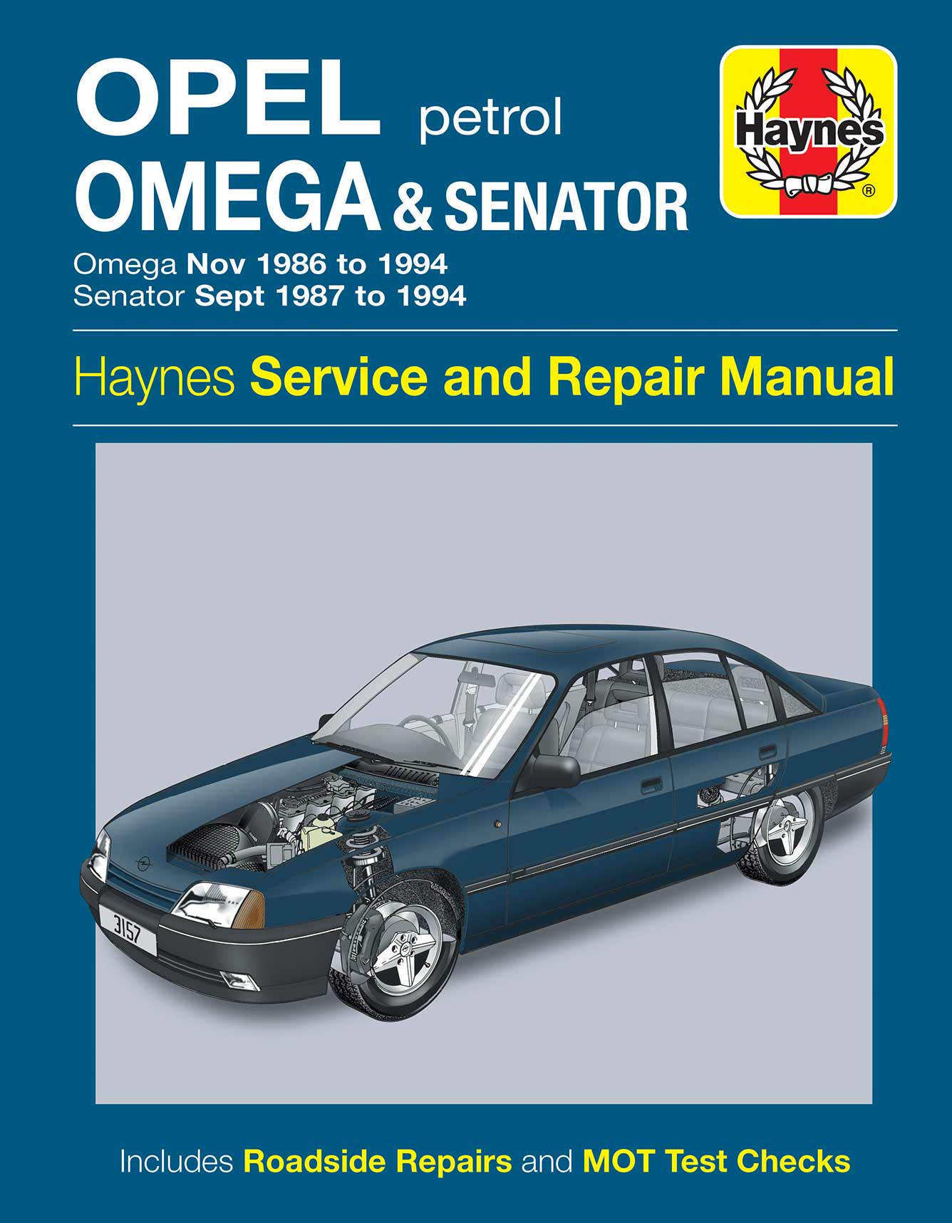 Opel Omega & Senator Petrol (Nov 1986-1994) Haynes Repair Manual