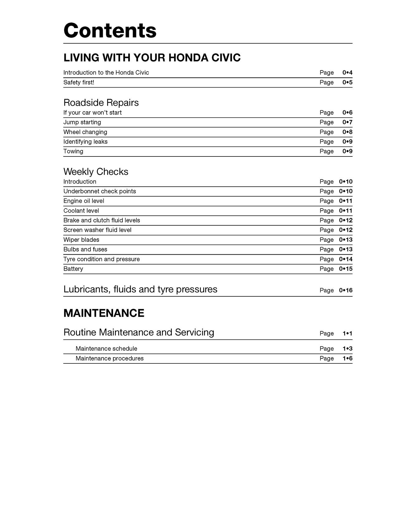 Honda Civic (Nov 1991-1996) Haynes Repair Manual
