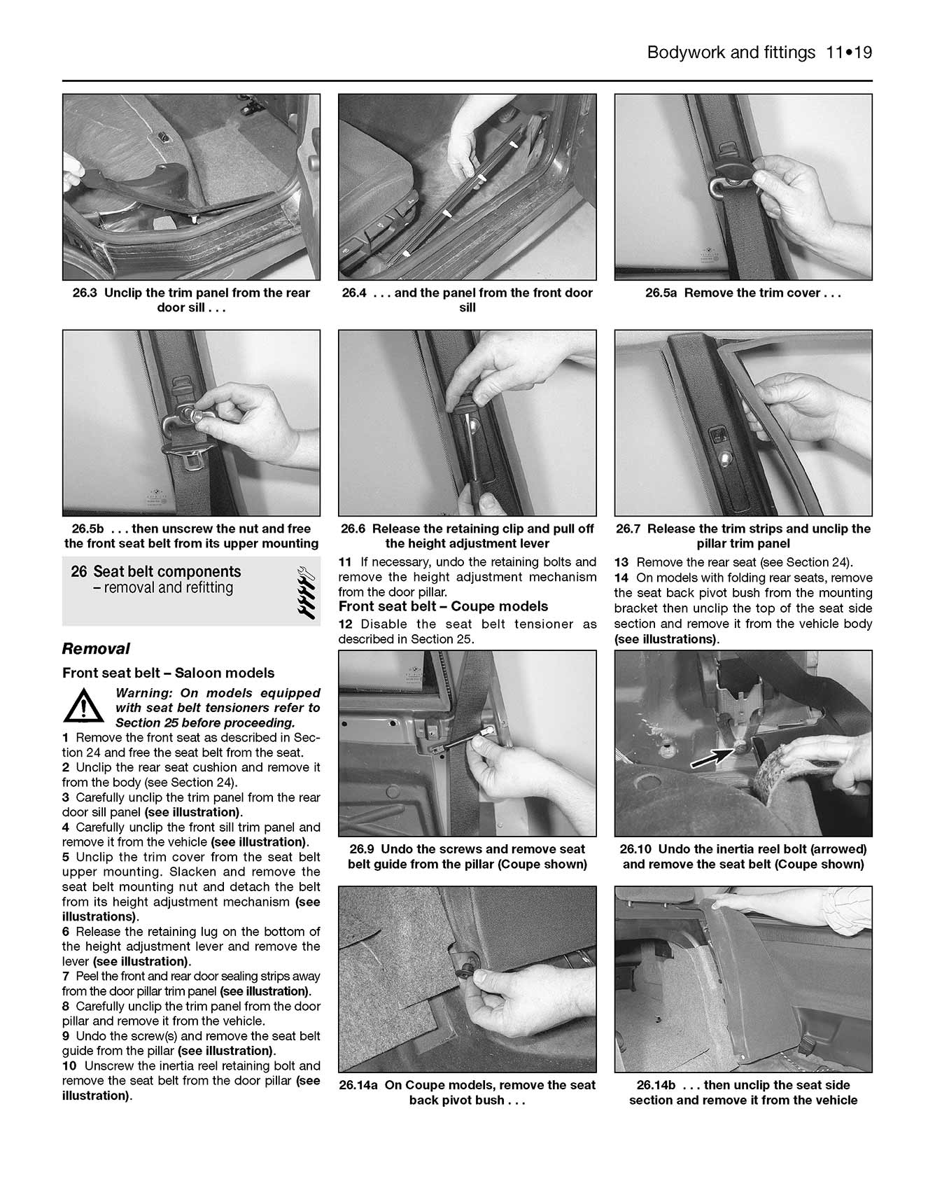 BMW 3-Series Petrol (Apr 1991-1999) Haynes Repair Manual