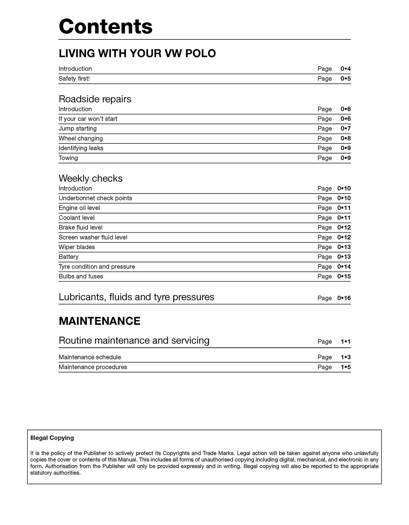 Volkswagen Polo Petrol (Nov 1990-Aug 1994) Haynes Repair Manual
