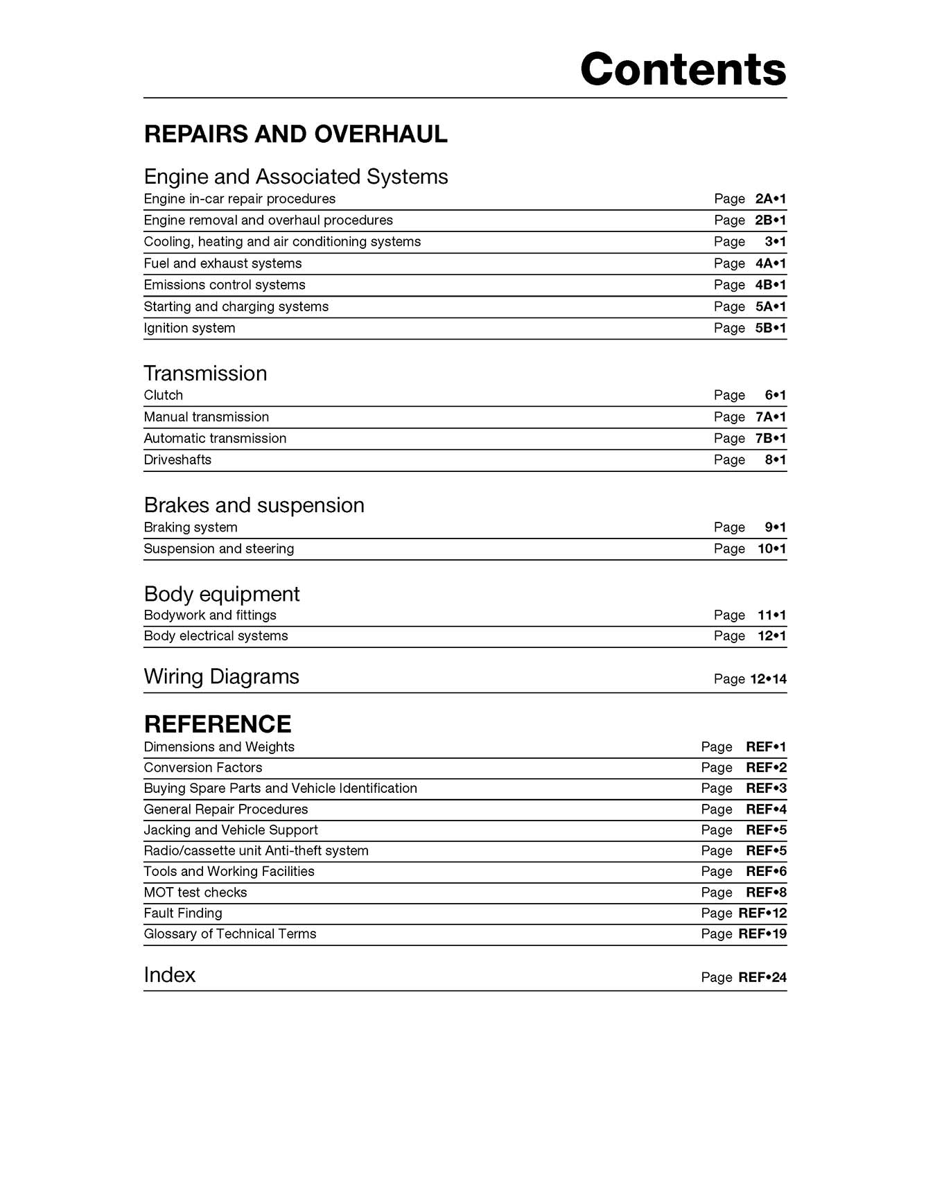 Toyota Carina E Petrol (May 1992-1997) Haynes Repair Manual
