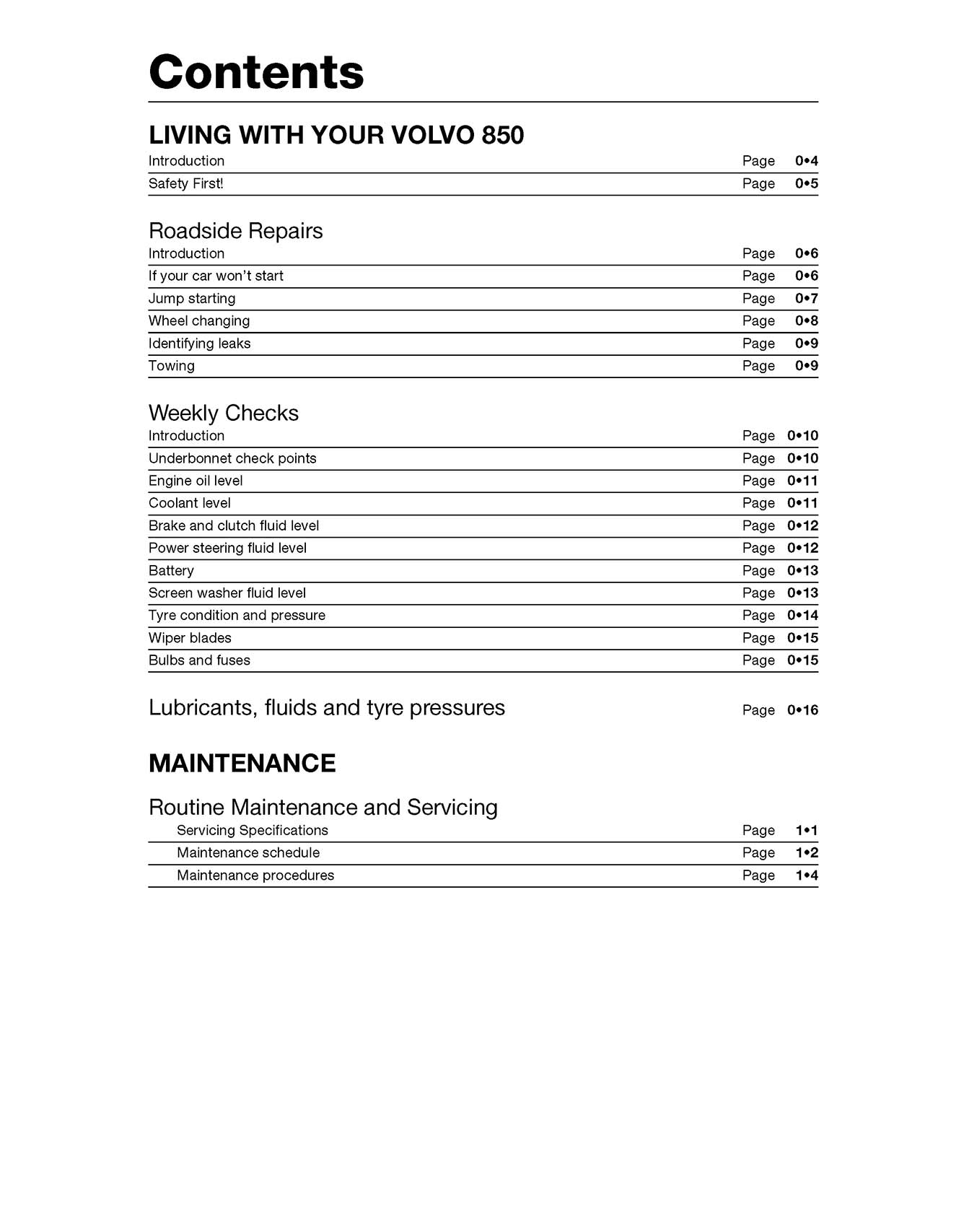 Volvo 850 Petrol (1992-1996) Haynes Repair Manual