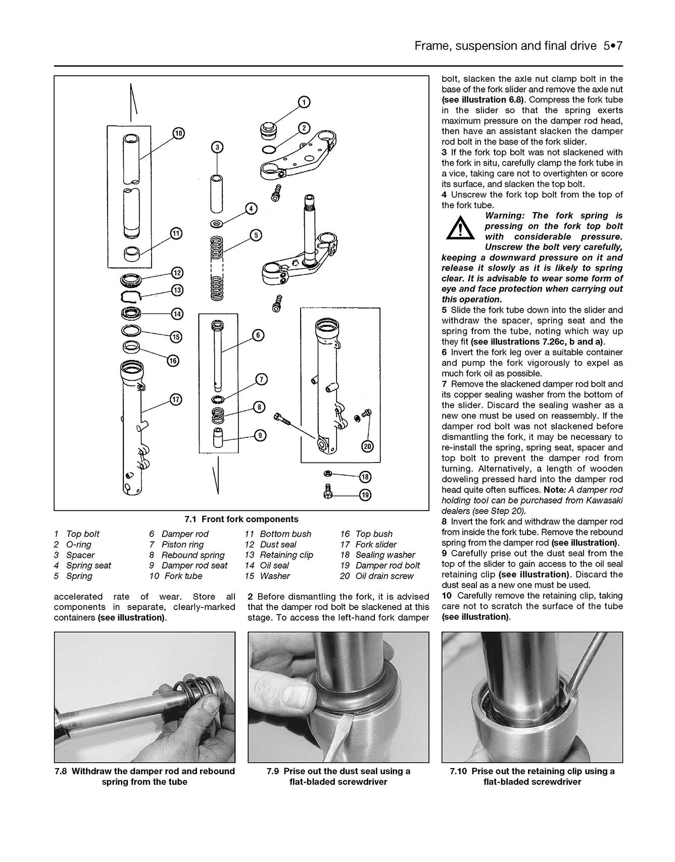 Kawasaki ZR550 & 750 Zephyr Fours (1990-1997) Haynes Repair Manual