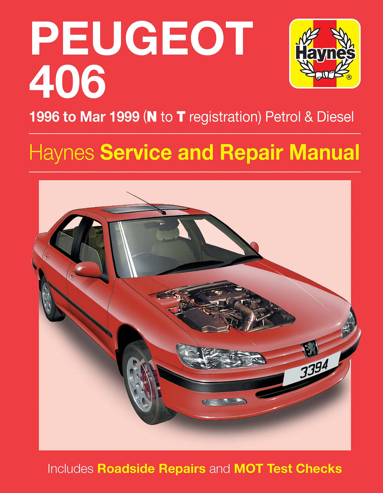 Peugeot 406 Petrol & Diesel (1996-Mar 1999) Haynes Repair Manual