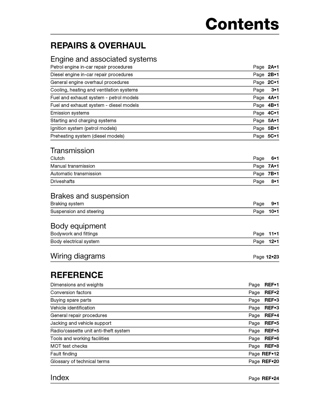 Peugeot 406 Petrol & Diesel (1996-Mar 1999) Haynes Repair Manual