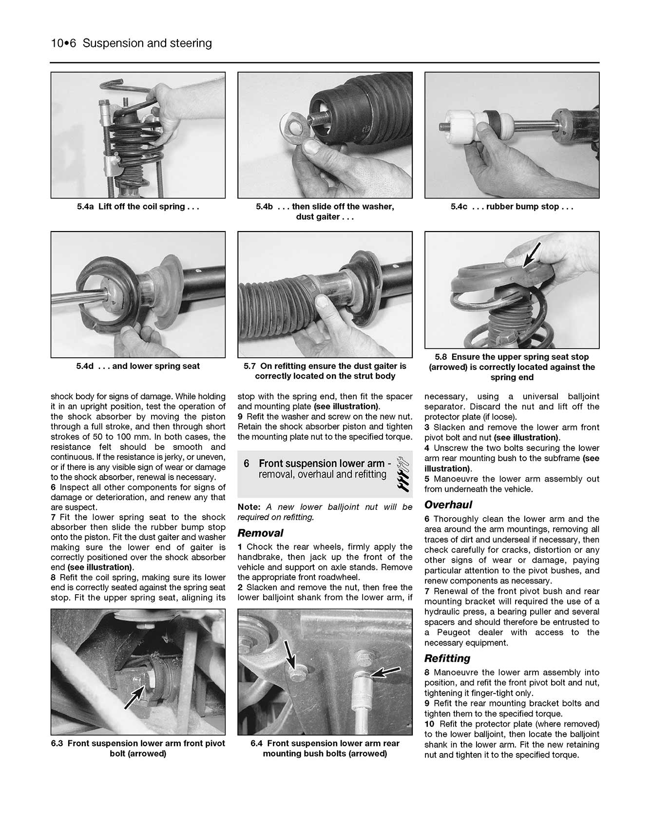 Peugeot 406 Petrol & Diesel (1996-Mar 1999) Haynes Repair Manual