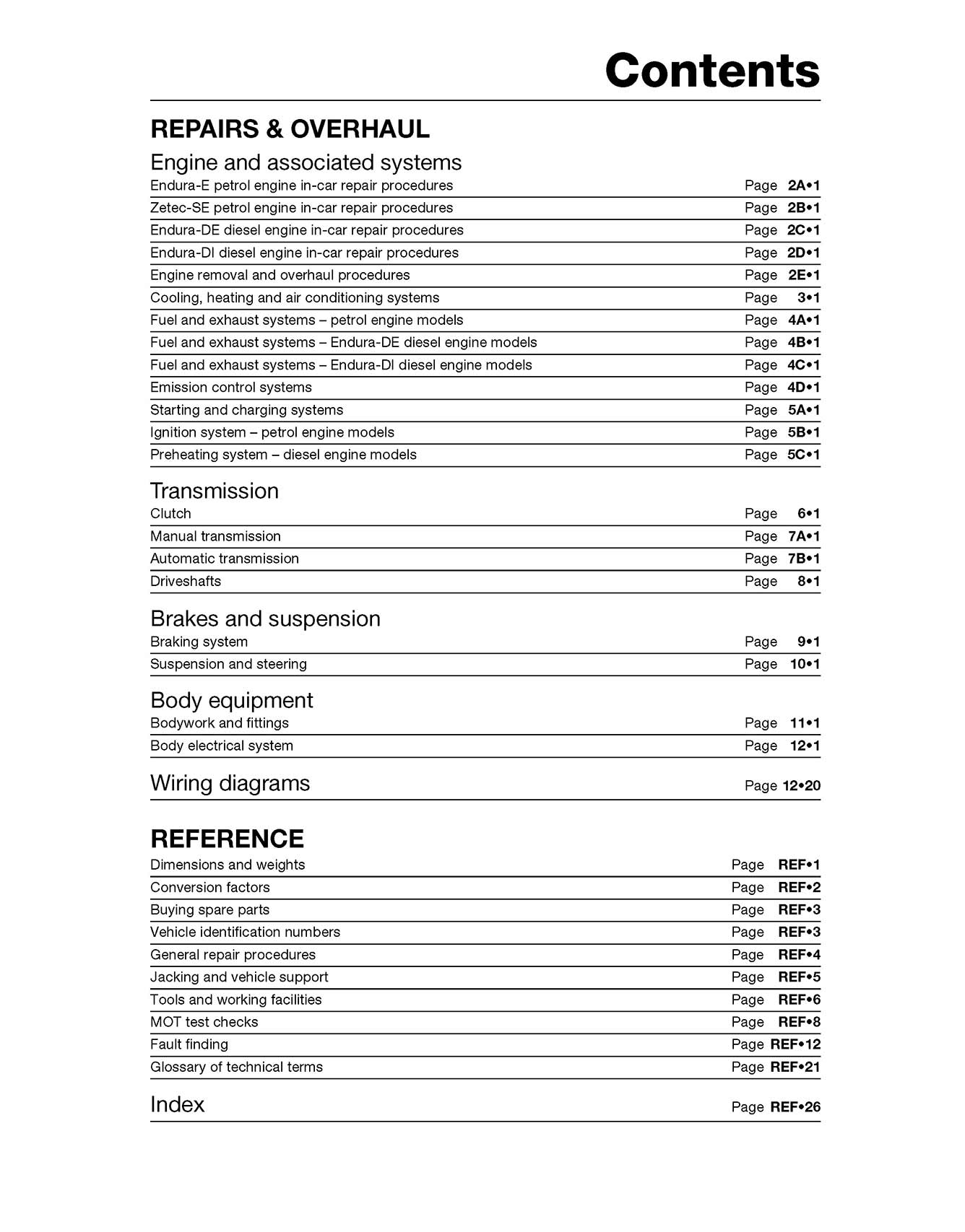 Ford Fiesta Petrol & Diesel (Oct 1995-Mar 2002) Haynes Repair Manual