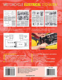 Motorcycle Electrical TechBook Haynes Manual Printed Book Back Cover