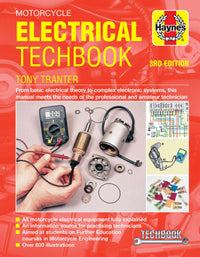 Motorcycle Electrical TechBook Haynes Manual Printed Book Front Cover