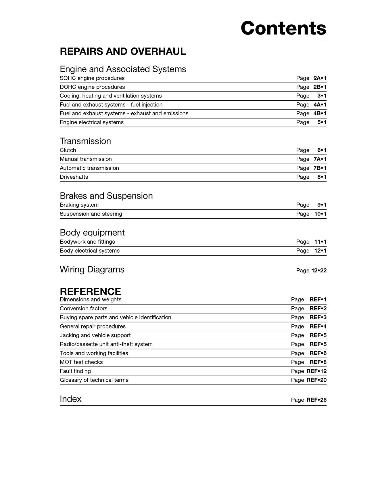 Vauxhall/Opel Calibra (1990-1998) Haynes Repair Manual