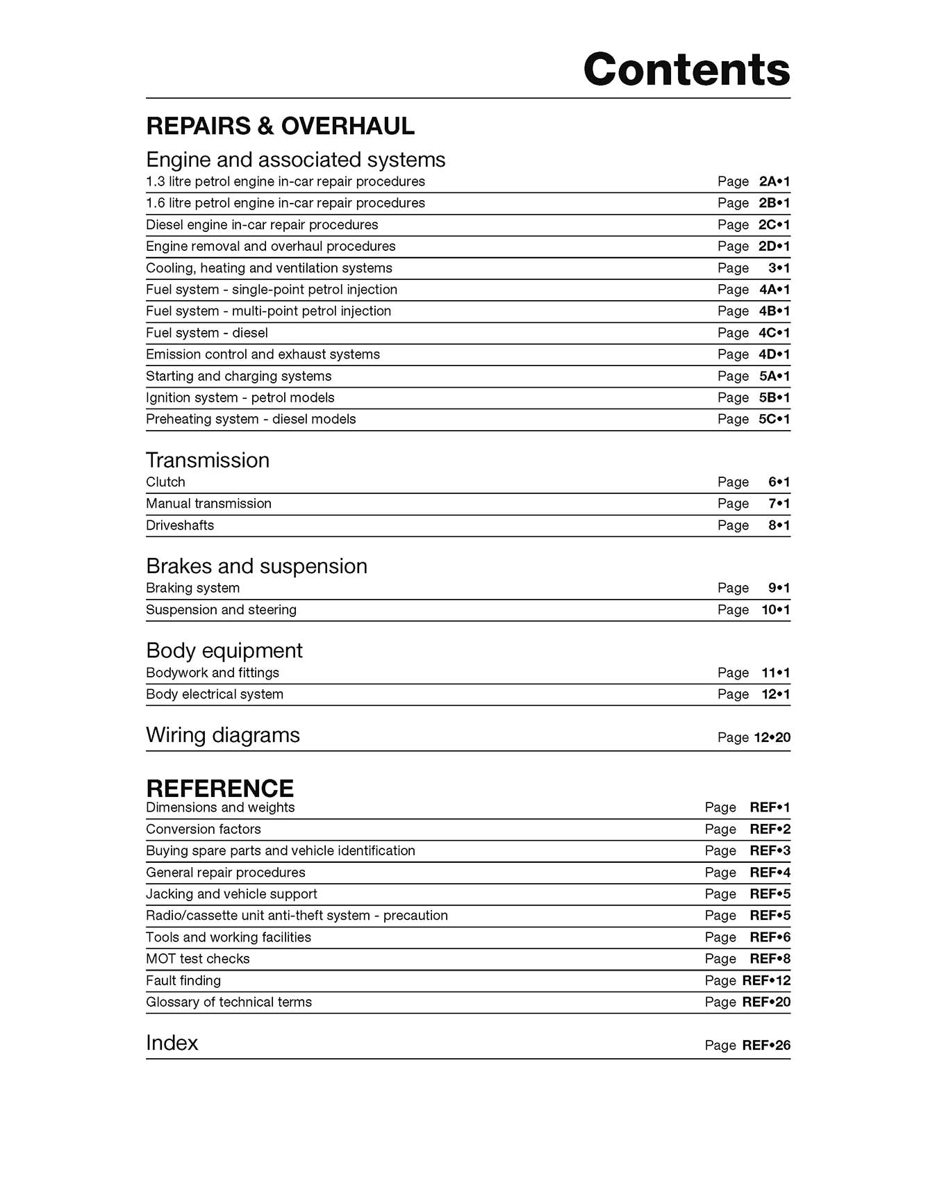 Skoda Felicia Petrol & Diesel (1995-2001) Haynes Repair Manual