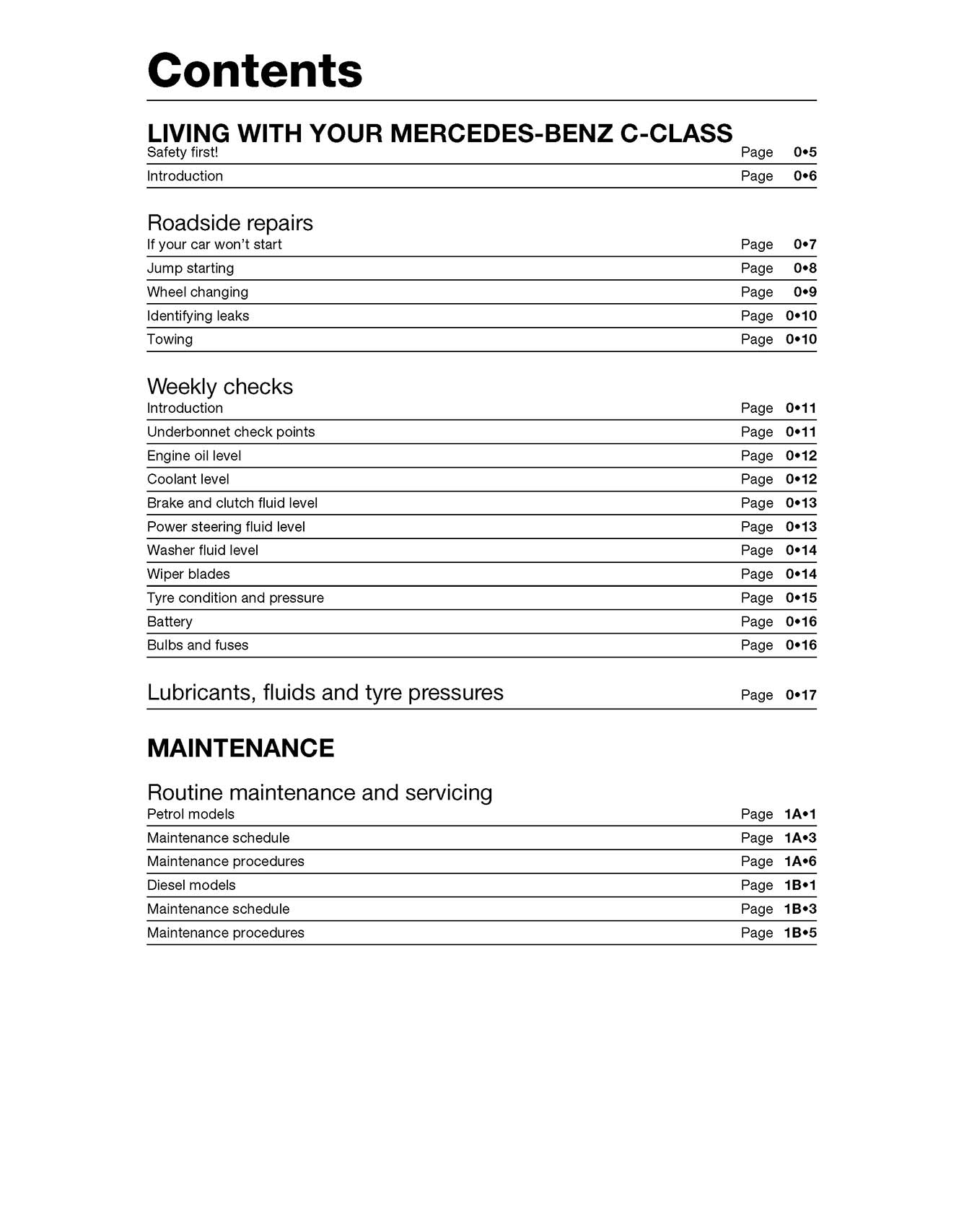 Mercedes-Benz C-Class Petrol & Diesel (1993-Aug 2000) Haynes Repair Manual