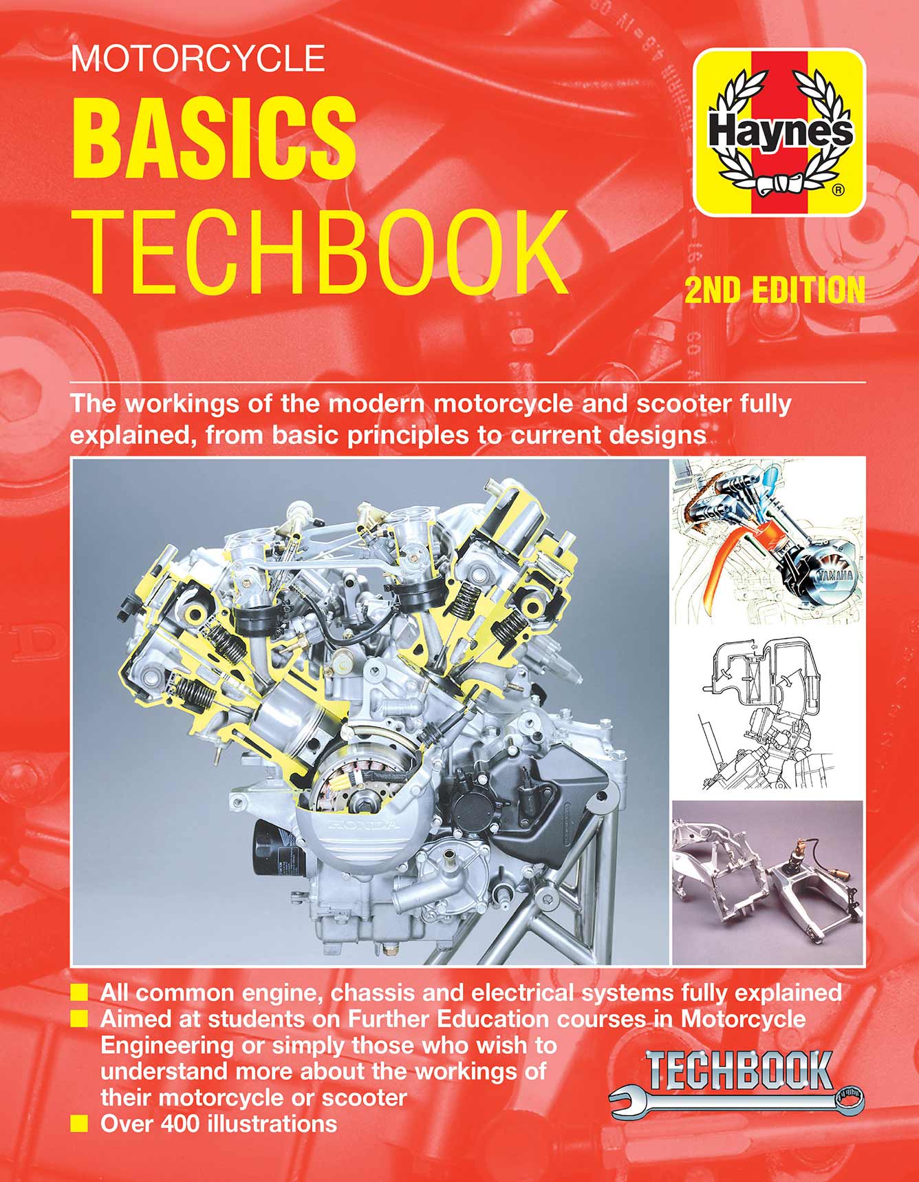 Motorcycle Basics TechBook (2nd Edition) Haynes Manual Printed Book Front Cover