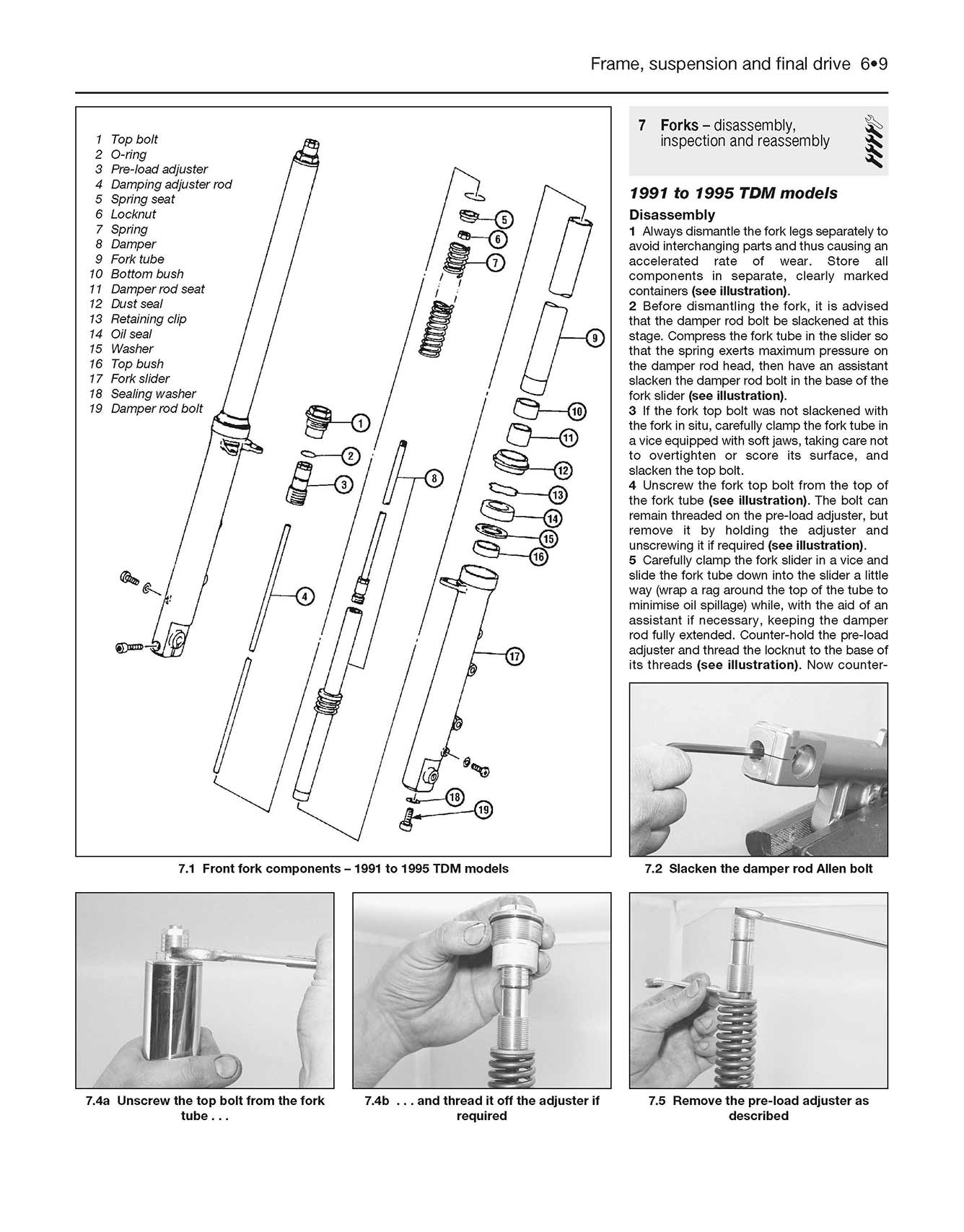 Yamaha TDM850, TRX850 & XTZ750 (1989-1999) Haynes Repair Manual