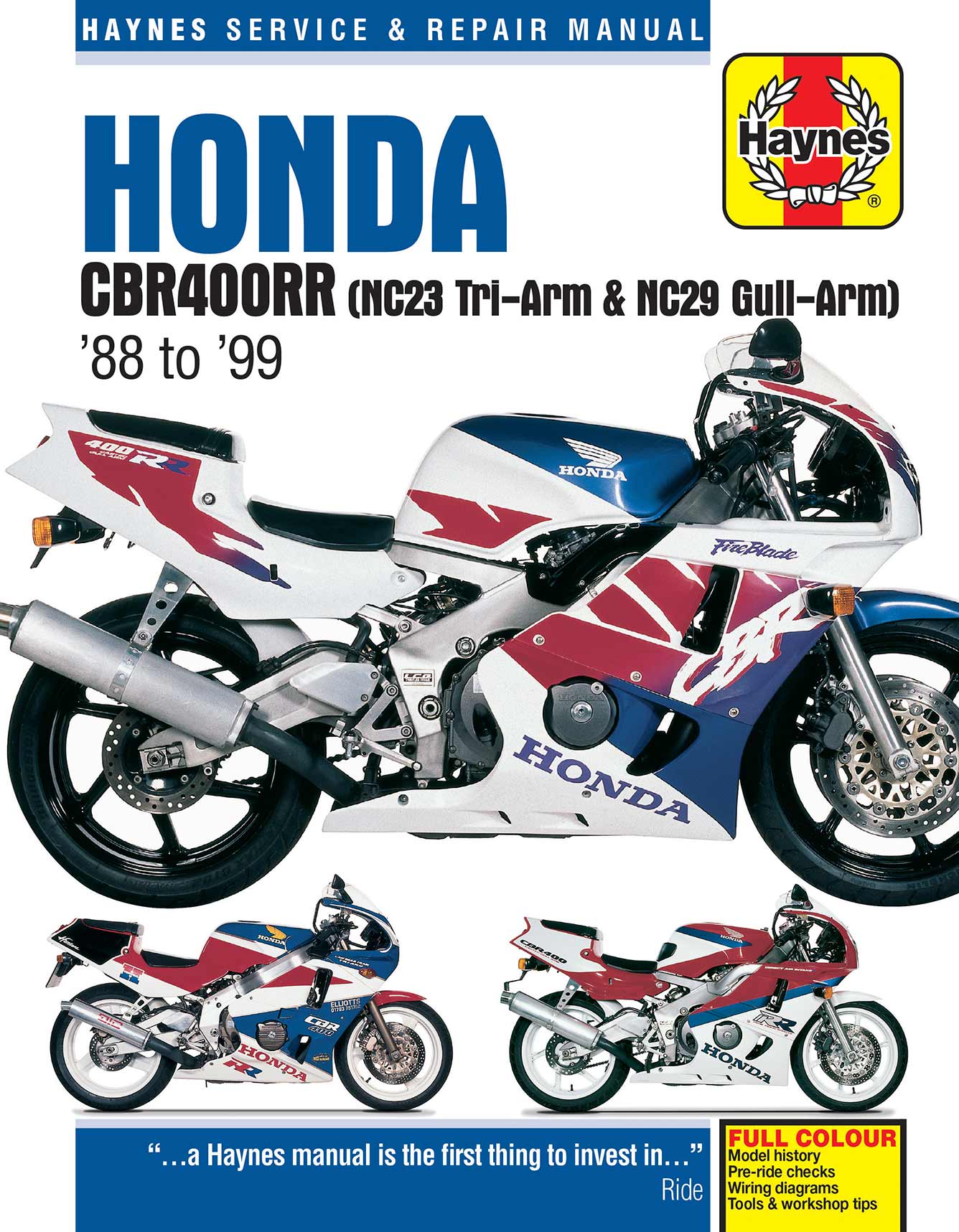 Honda CBR400RR Fours (1988-1999) Haynes Repair Manual – Haynes