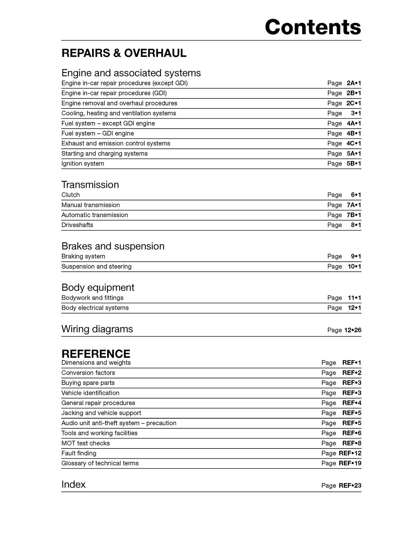 Volvo S40 & V40 Petrol (1996-Mar 2004) Haynes Repair Manual