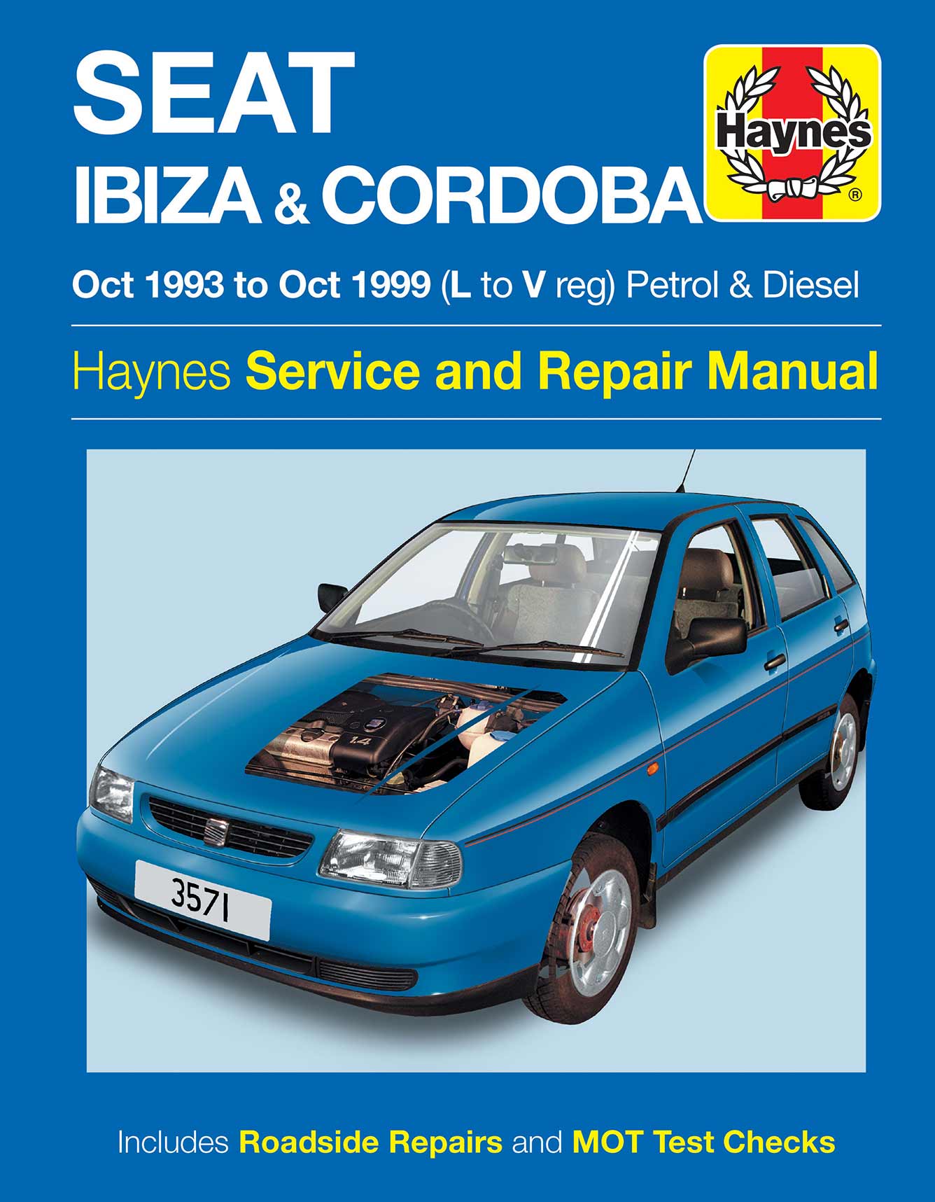 Seat Ibiza & Cordoba Petrol & Diesel (Oct 1993-Oct 1999) Haynes Repair Manual