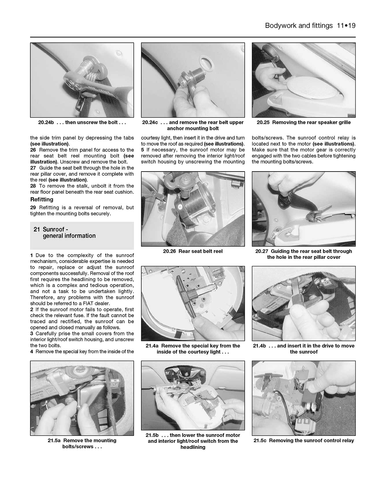 Fiat Bravo & Brava Petrol (1995-2000) Haynes Repair Manual