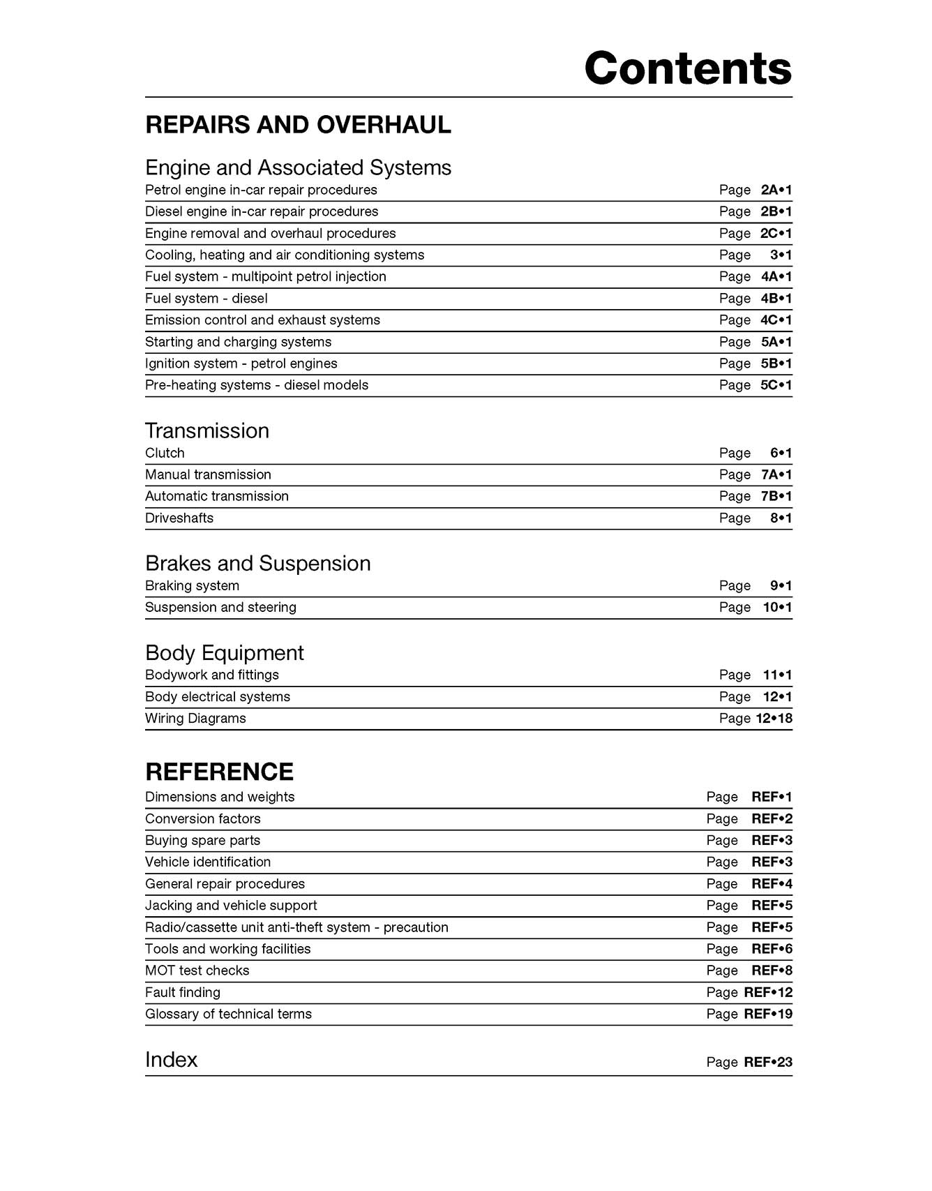 Audi A4 Petrol & Diesel (1995-2000) Haynes Repair Manual