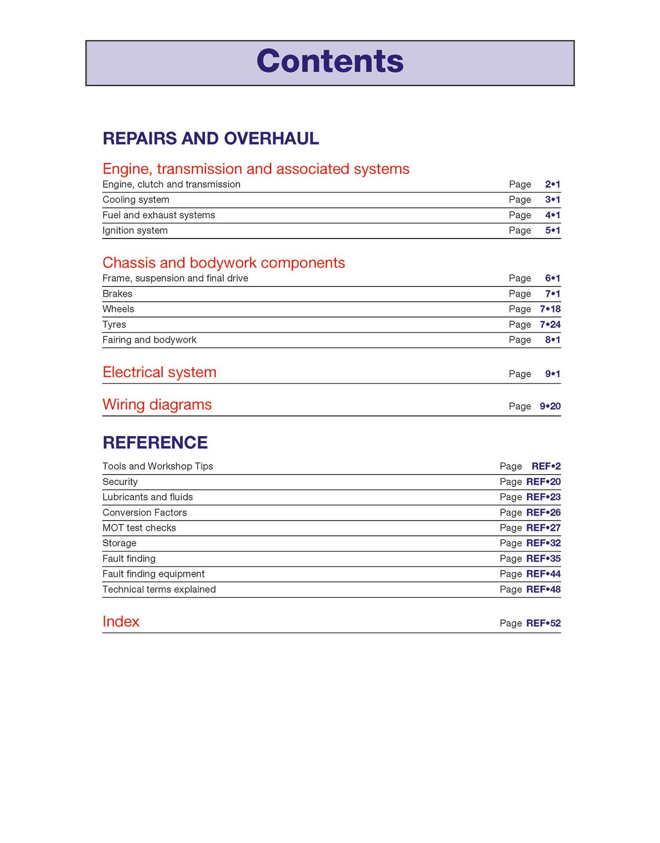 Honda VFR800 V-Fours (1997-2001) Haynes Repair Manual