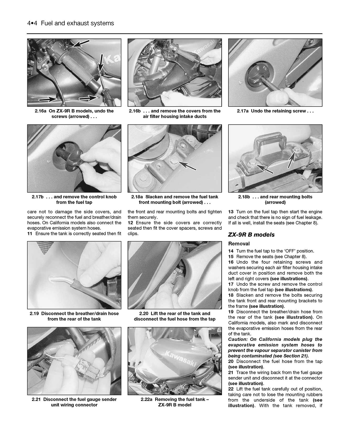 Kawasaki Ninja ZX-7R & ZX-9R (1994-2004) Haynes Repair Manual
