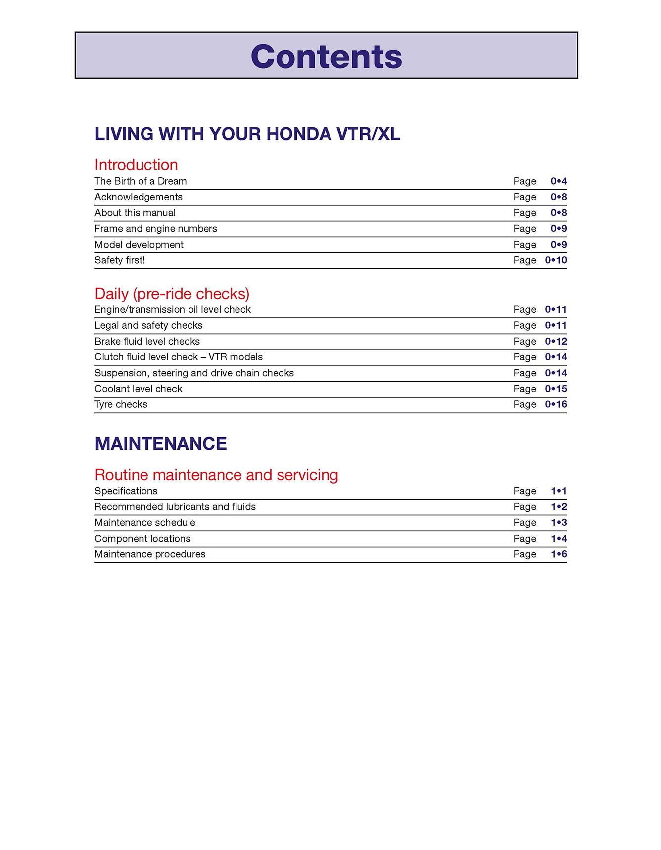 Honda VTR1000F (FireStorm, Super Hawk) (1997-2007) & XL1000V
