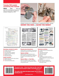 Yamaha YZF-R1 (1998-2003) Haynes Repair Manual Printed Book Back Cover