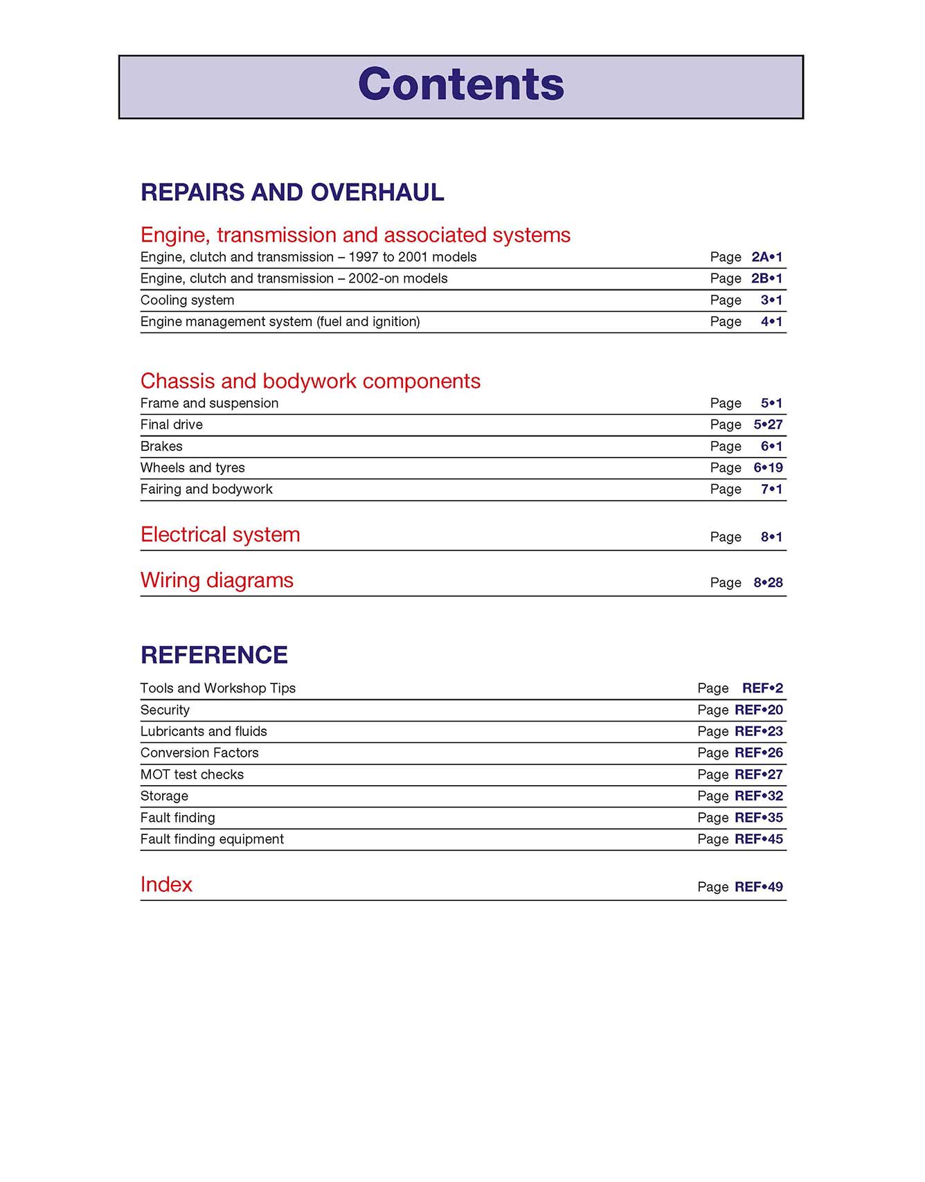 Triumph Fuel Injected Triples (1997-2005) Haynes Repair Manual