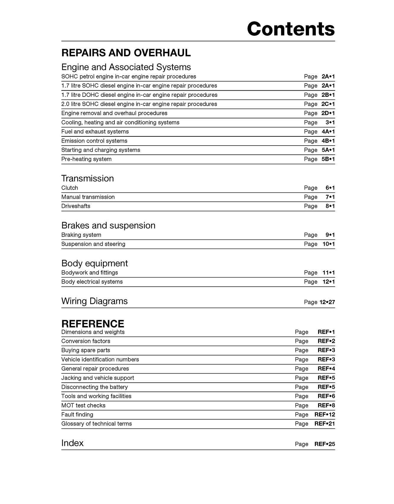 Vauxhall/Opel Astra & Zafira Diesel (Feb 1998-Apr 2004) Haynes Repair Manual