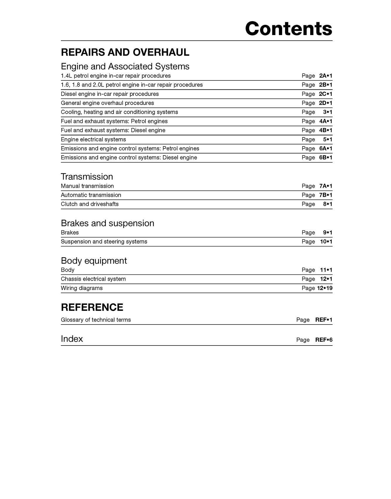 Volkswagen Beetle Petrol & Diesel (Apr 1999-2007) Haynes Repair Manual