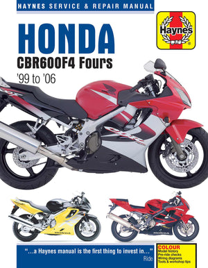DIY Maintenance & Repair Manuals for Honda CBR 600F4 Motorcycles