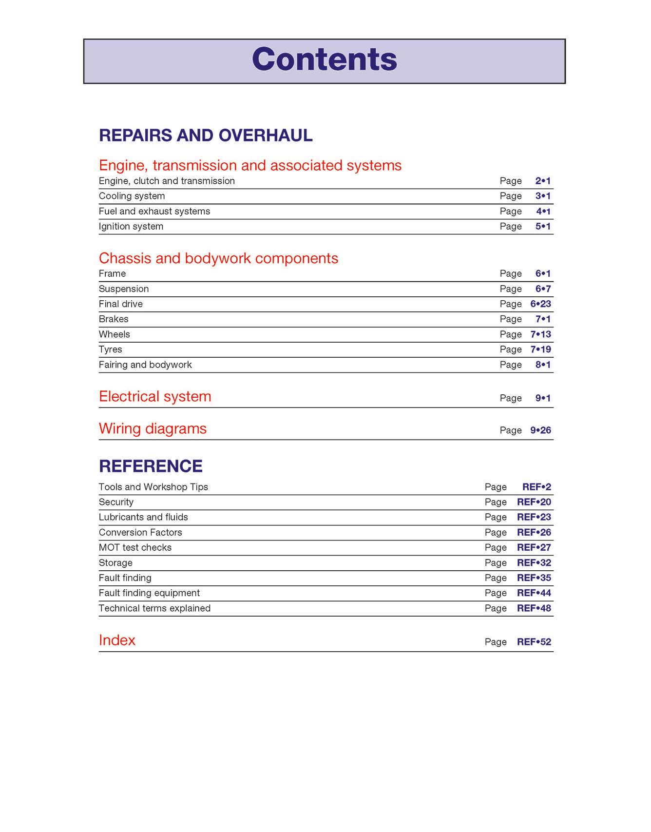 Honda CBR600F4 (1999-2006) Haynes Repair Manual