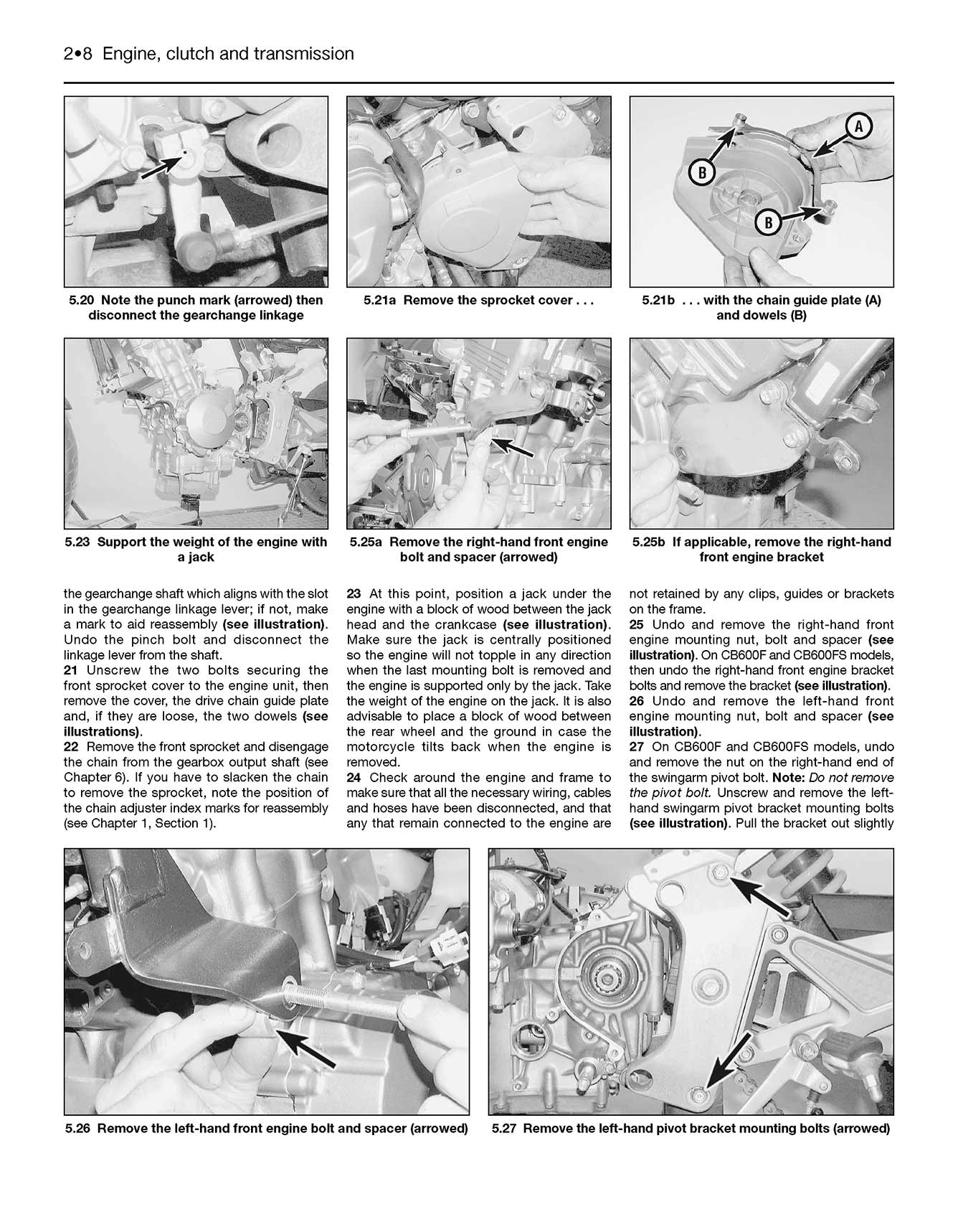 Honda CB600F Hornet & CBF600 (1998-2006) Haynes Repair Manual