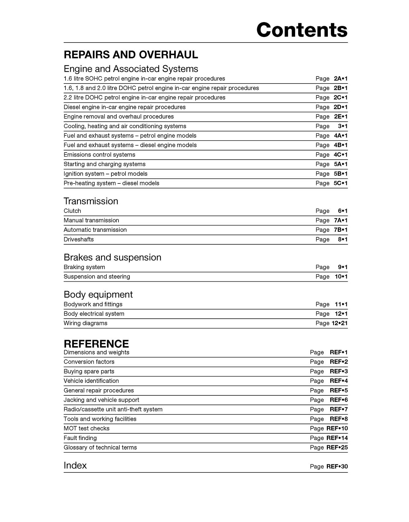 Vauxhall/Opel Vectra Petrol & Diesel (Mar 1999-May 2002) Haynes Repair Manual
