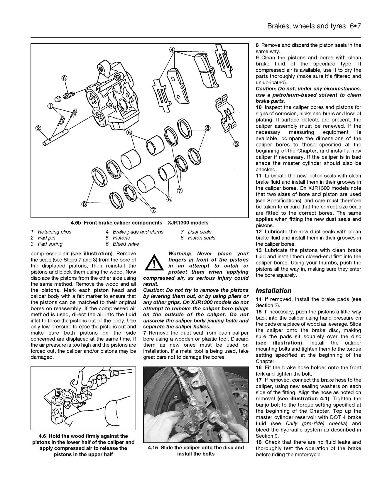 Yamaha XJR1200 & XJR1300 (1995-2006) Haynes Repair Manual