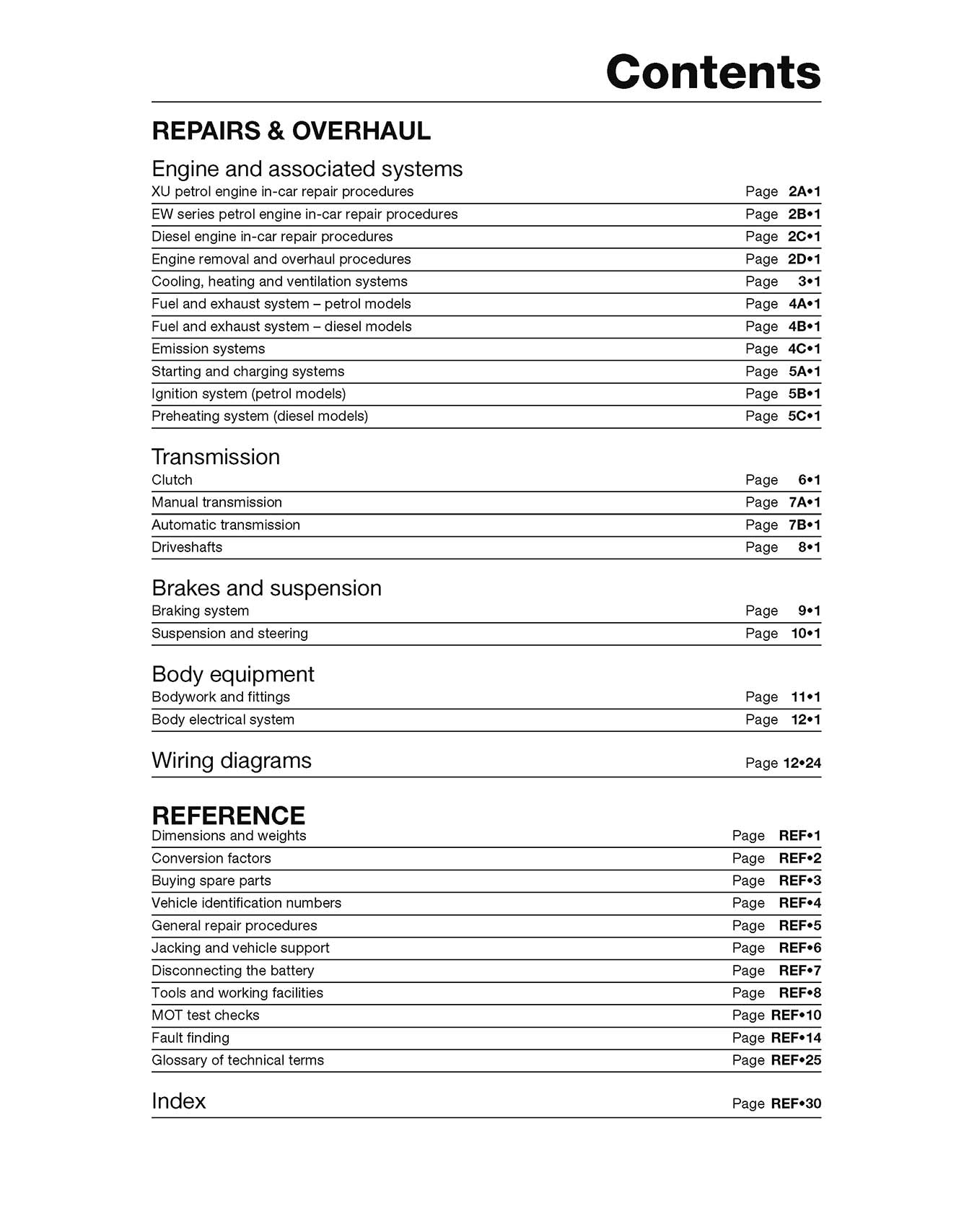 Peugeot 406 Petrol & Diesel (Mar 1999-2002) Haynes Repair Manual