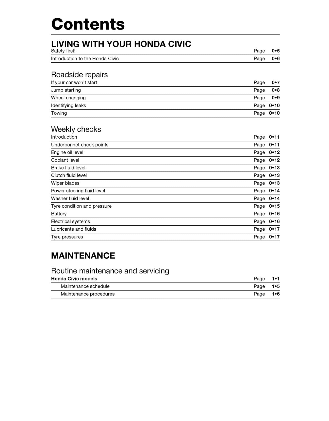 Honda Civic Petrol (Mar 1995-2000) Haynes Repair Manual
