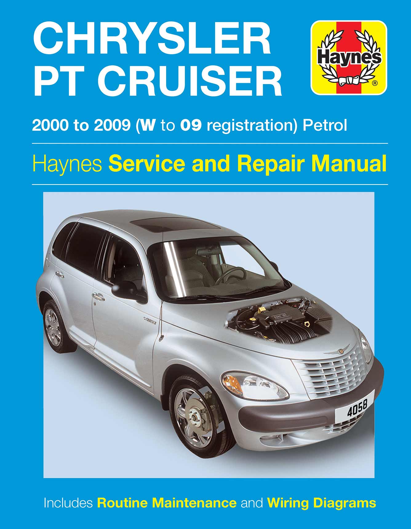 Chrysler PT Cruiser Petrol (2000-2009) Haynes Repair Manual Printed Book Front Cover