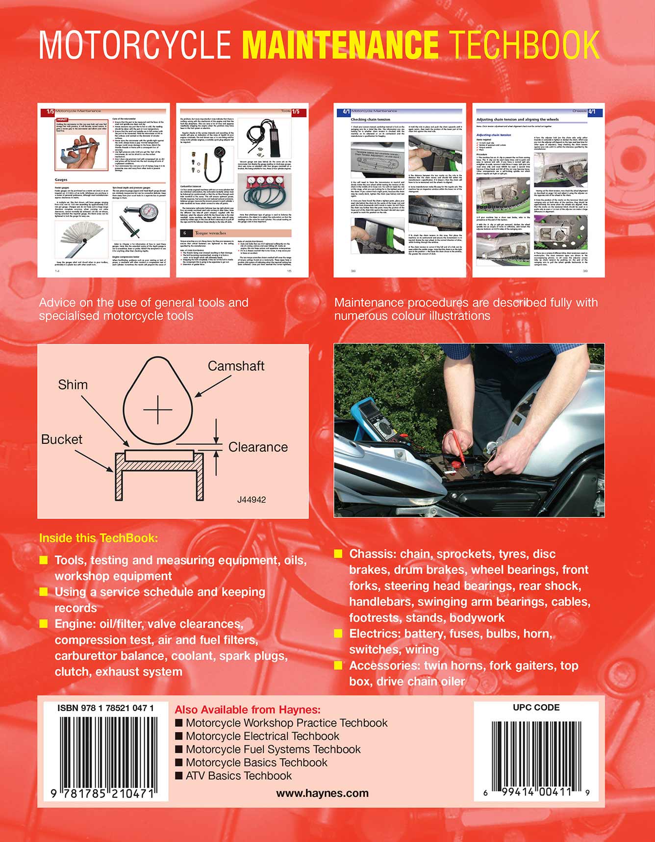 Motorcycle Maintenance TechBook Haynes Manual