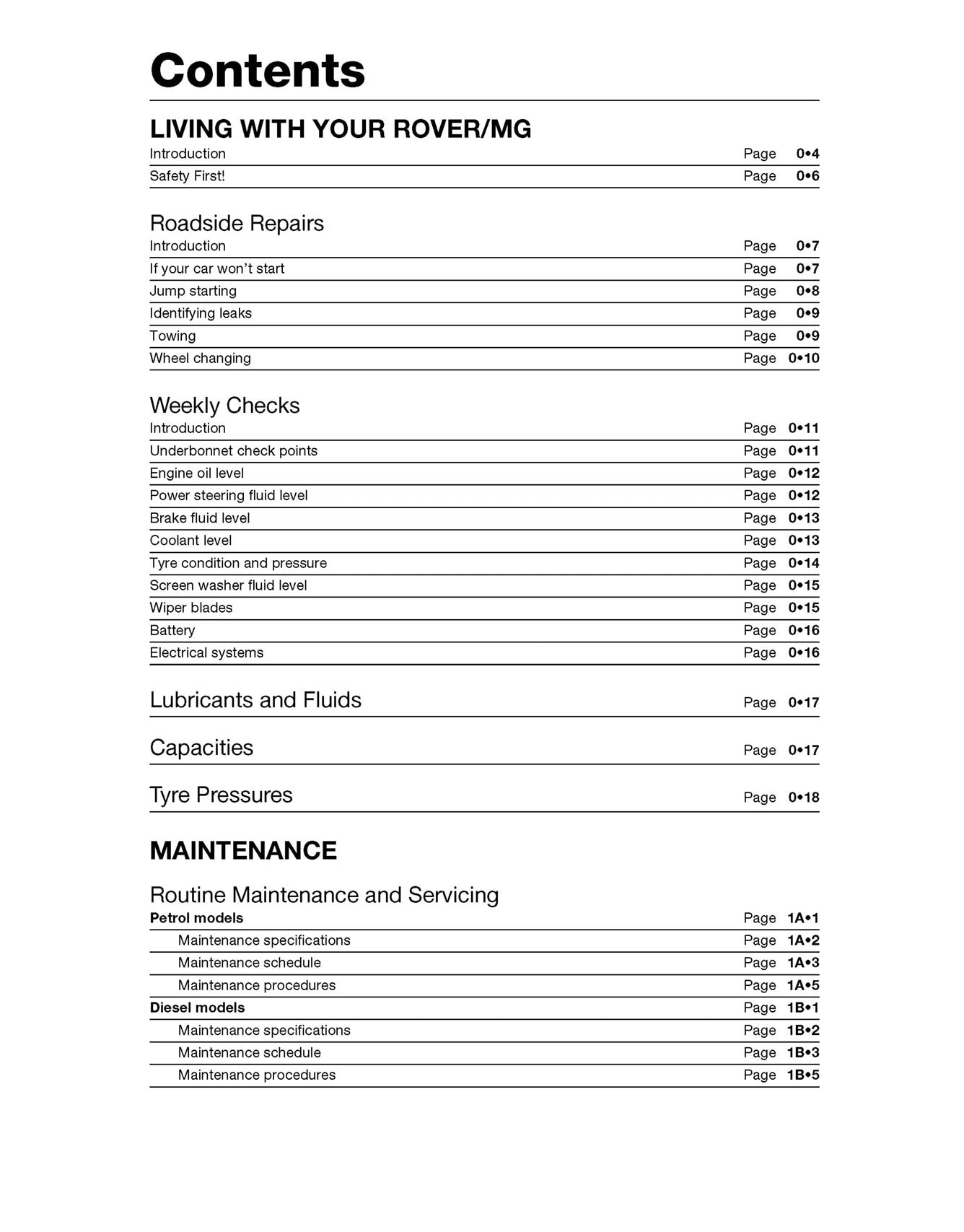 Rover 25 & MG ZR Petrol & Diesel (Oct 1999-2006) Haynes Repair Manual