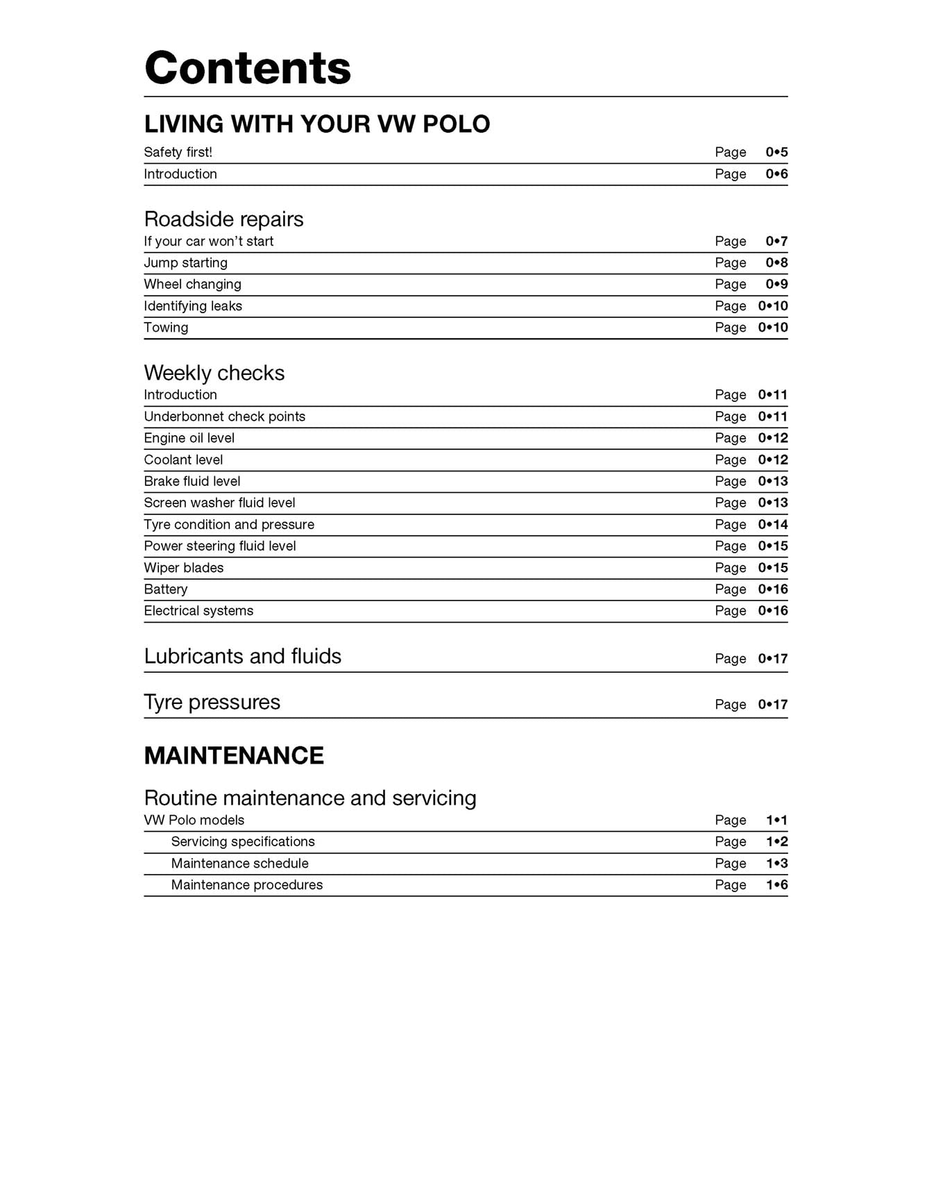 Volkswagen Polo Hatchback Petrol (2000-Jan 2002) Haynes Repair Manual