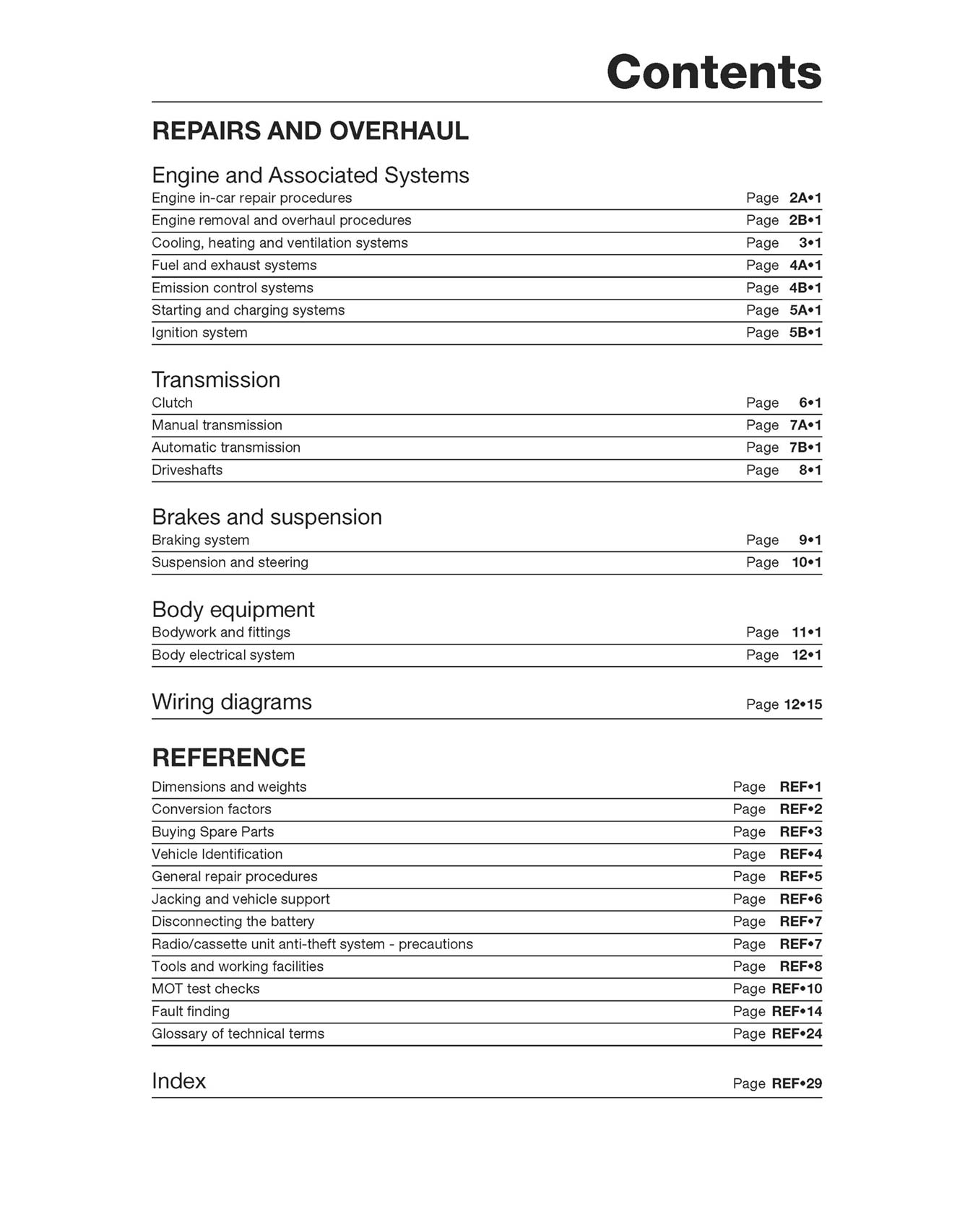 Saab 9-5 Petrol (1997-2005) Haynes Repair Manual