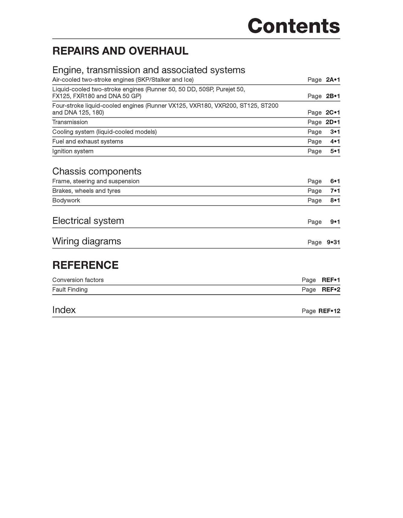 Gilera Runner, DNA, Ice & SKP/Stalker (1997-2011) Haynes Repair Manual