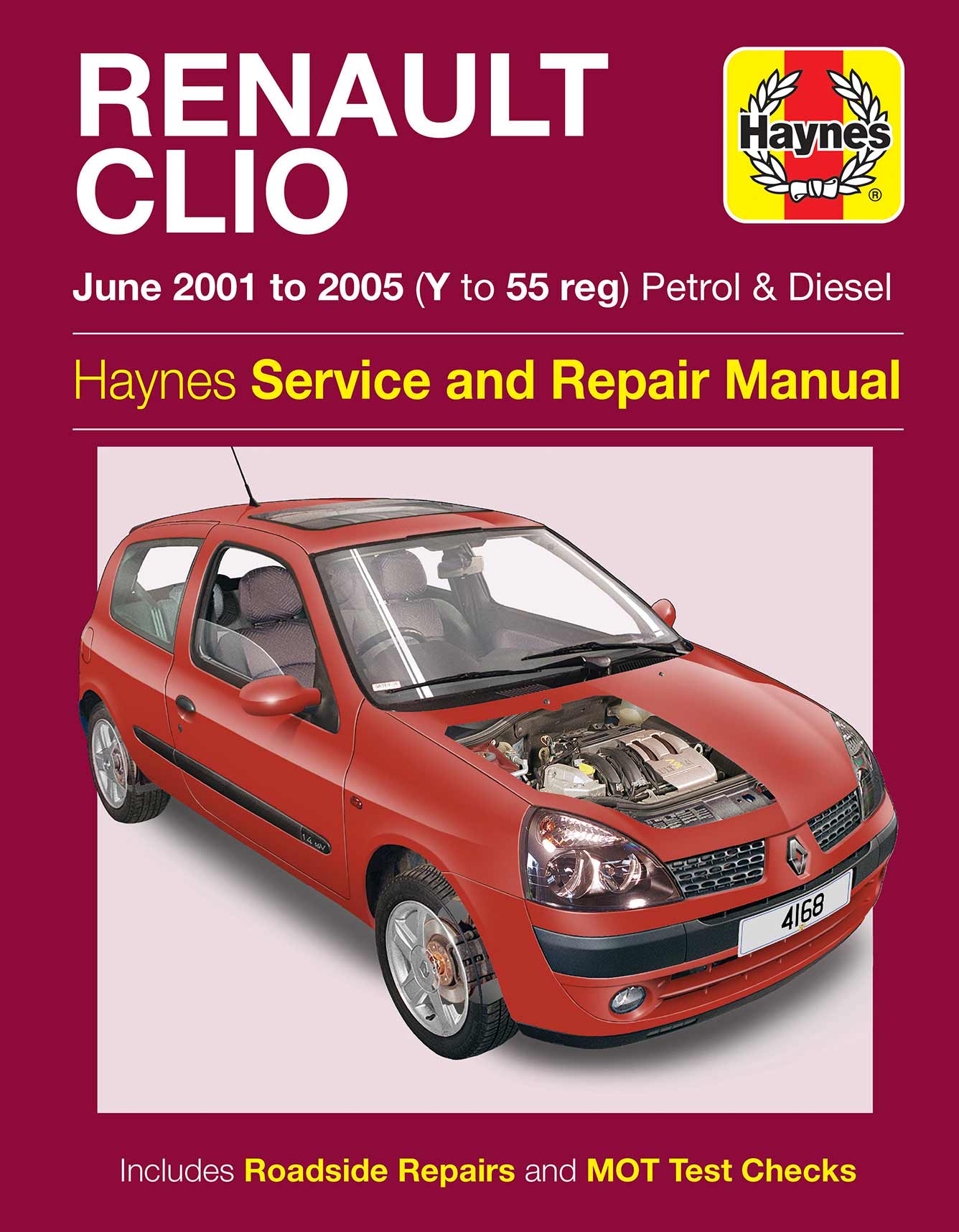 Renault Clio Petrol & Diesel (Jun 2001-2005) Haynes Repair Manual