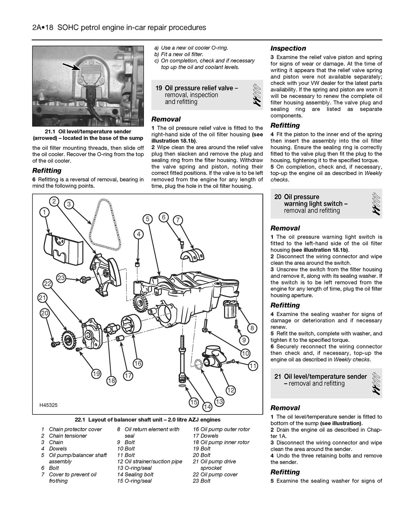 Volkswagen Golf & Bora 4-cyl Petrol & Diesel (2001-2003) Haynes Repair Manual