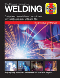 Haynes Manual on Welding Printed Book Front Cover