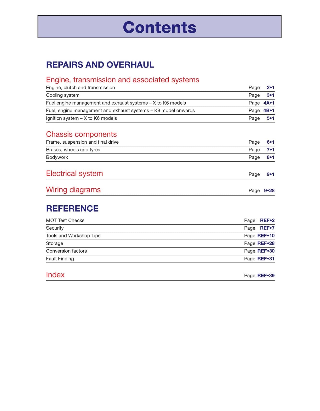 Suzuki GSX1300R Hayabusa (1999-2013) Haynes Repair Manual