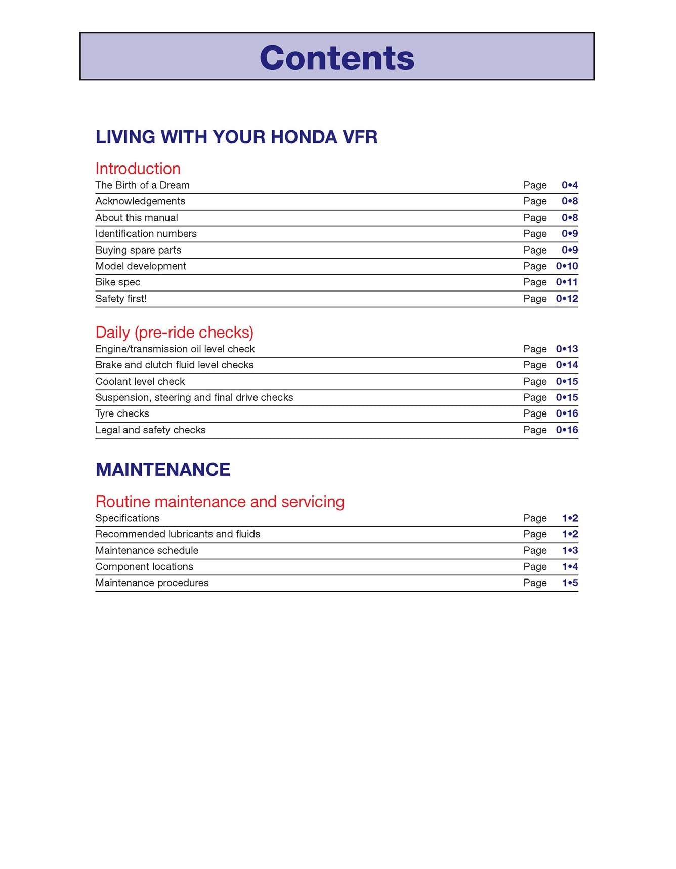 Honda VFR V-Tec V-Fours (2002-2009) Haynes Repair Manual - Premium Hardback Edition