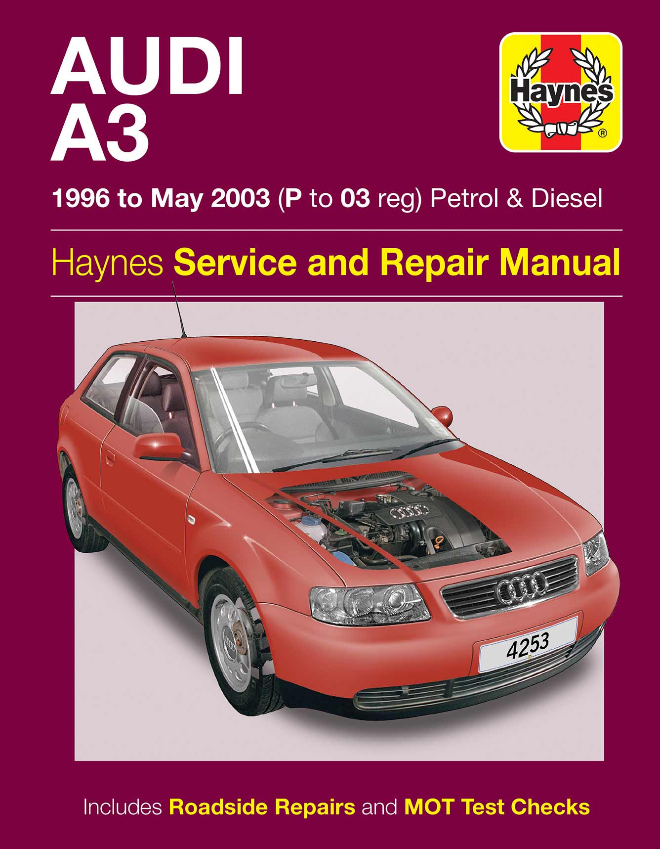 Audi A3 Petrol & Diesel (1996-May 2003) Haynes Repair Manual