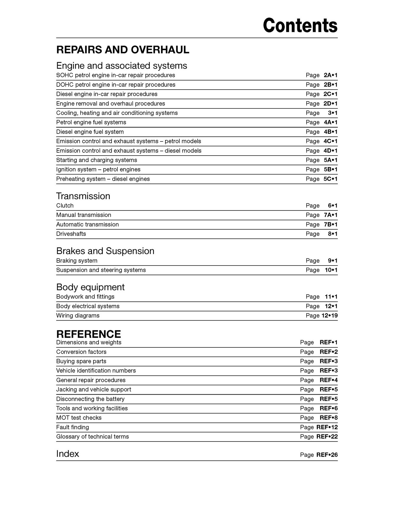 Audi A3 Petrol & Diesel (1996-May 2003) Haynes Repair Manual
